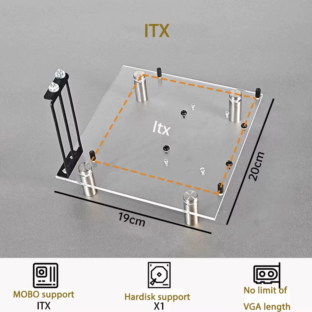 Accessoires de châssis d'ordinateur de plateforme MOBO