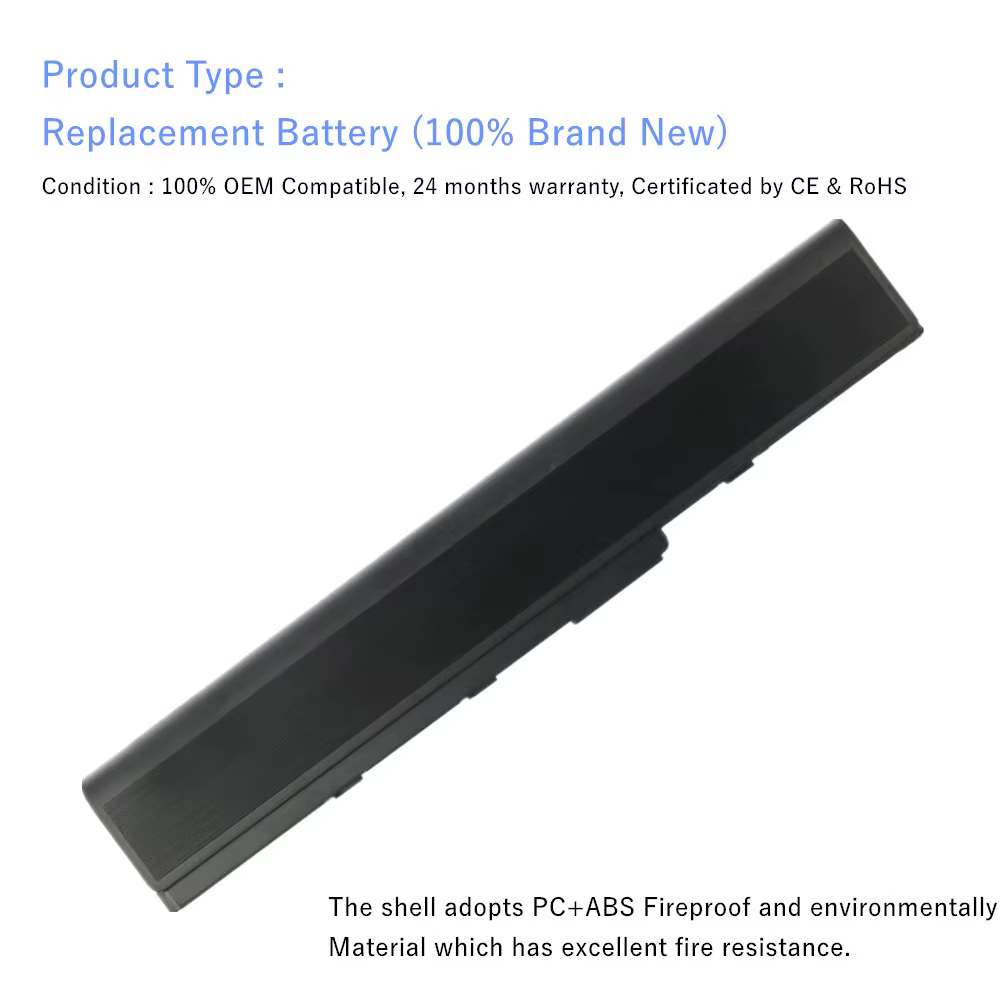 Batterie d'ordinateur portable Pour A31-K52 A32-K52 Bali K52D X52F K52DE K52J X42F X52JC X52J K52S K52N X42D X52D