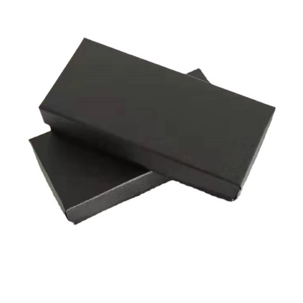 Boîte à montres, boîte de rangement pour montres en carton noir, étui de voyage pour montres et bijoux avec éponge pour montres-bracelets et bijoux