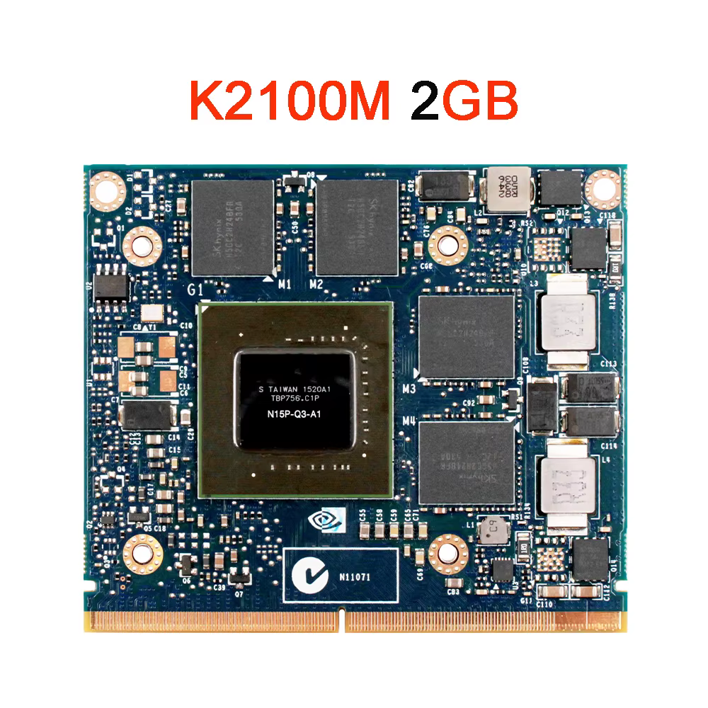 Quadro K610M 1GB K1000M K1100M K2000M K2100M 2GB carte vidéo K610 K1000 K1100 K2000 K2100 pour iMac A1311 A1312 2010 2011