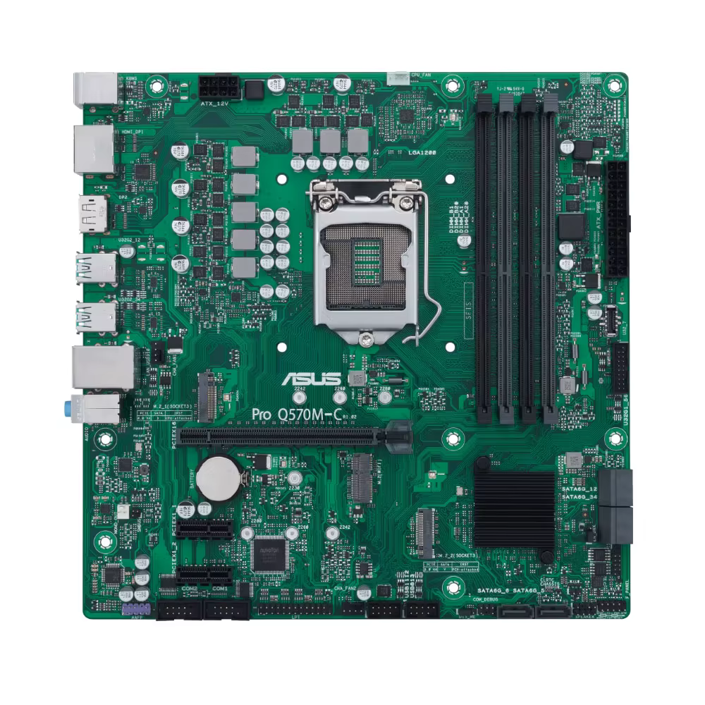 Carte mère ASUS PRO Q570M-C compatible avec les processeurs 10700F 11700F 11600K 10400F 11400F 11900K