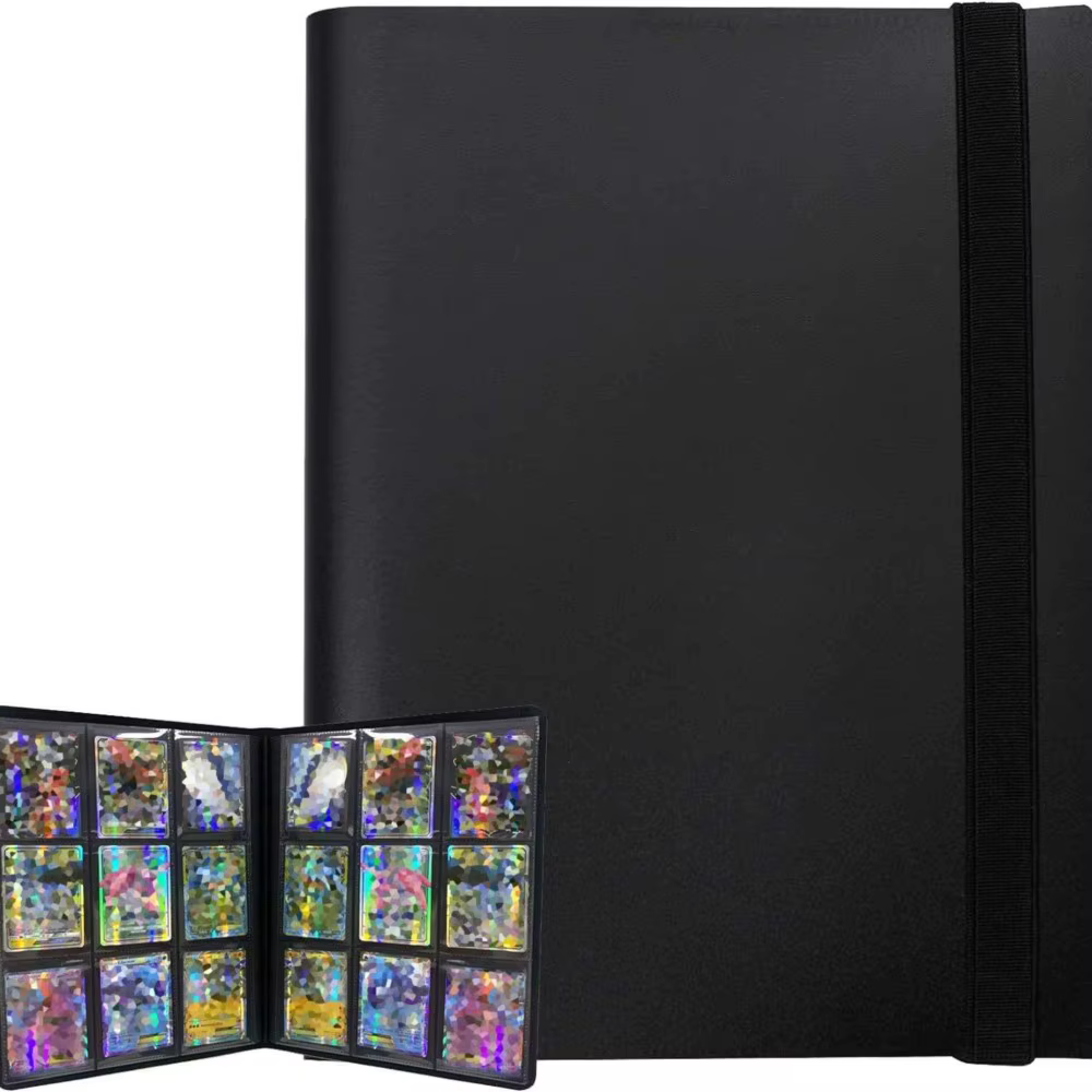 Classeur de cartes à 9 pochettes, classeur de cartes à collectionner robuste et de qualité supérieure à chargement latéral, album pour cartes de jeu