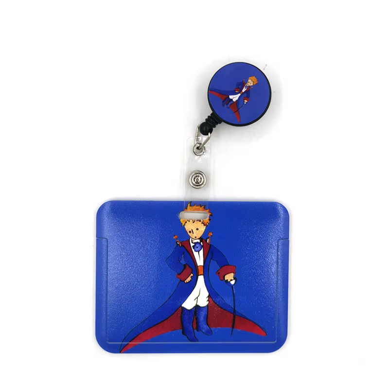 Dessin animé mignon porte-carte de crédit lanière femmes hommes enfant étudiant Badge bobine ID nom Clid carte porte-Badge