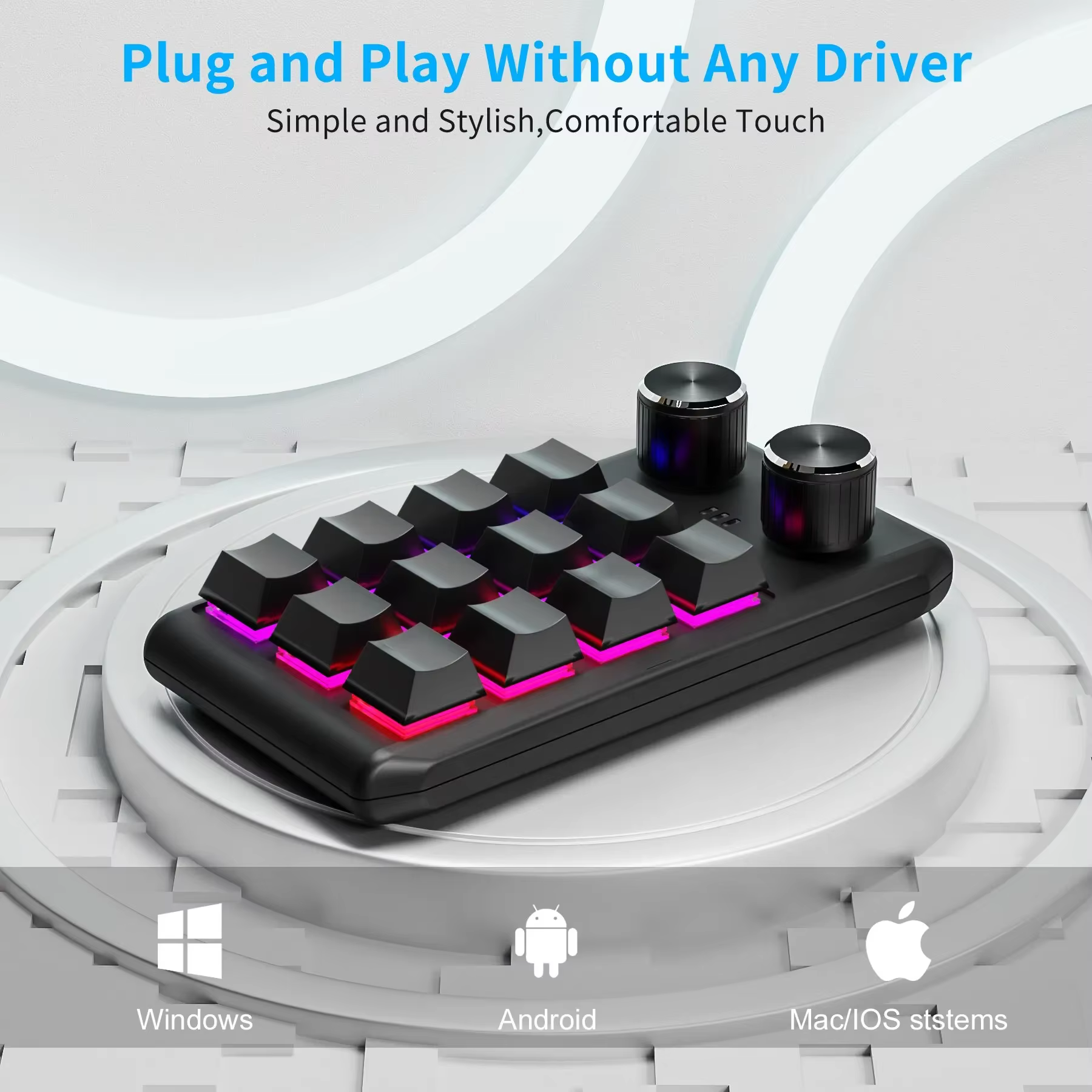Clavier Bluetooth programmation Macro