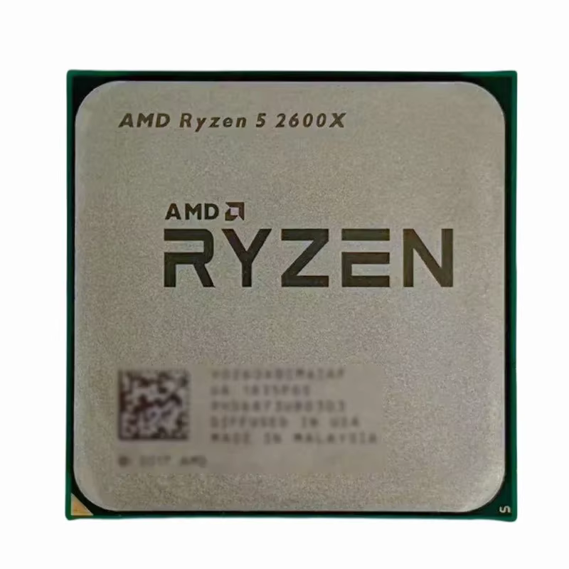 Processeur de bureau gaming AMD Halcyon Ryzen 5 R5 2600X 6 cœurs 12 threads 3