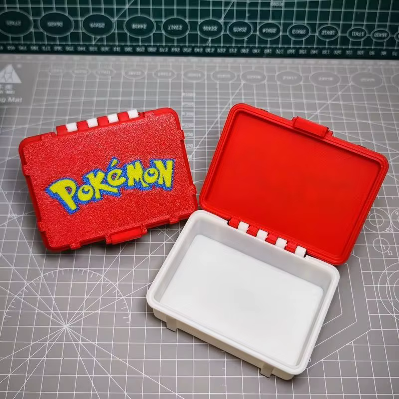 Boîte de rangement pour cartes Pokemon, boîte de rangement portable pour cartes de jeu, étui de rangement de protection à coque rigide pour organisateur de cartes de bureau, cadeau