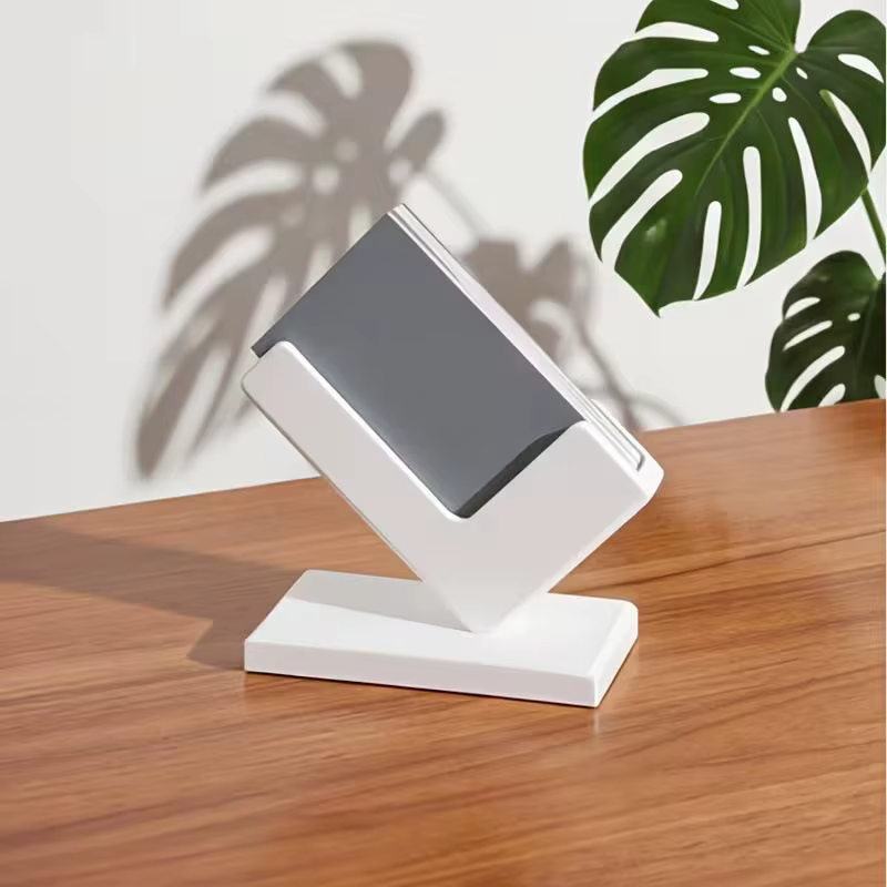 Support de cartes de visite imprimé en 3D, organisateur de cartes de bureau peu encombrant, texture mate pour les petites entreprises - Présentoir de magasin