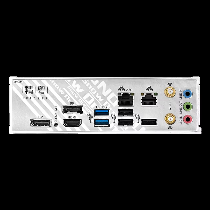 JGINYUE B760i carte mère LGA 1700 prise en charge Intel Core 12th 13th DDR5 mémoire RAM dernière mini itx B760i-Snow Dream D5