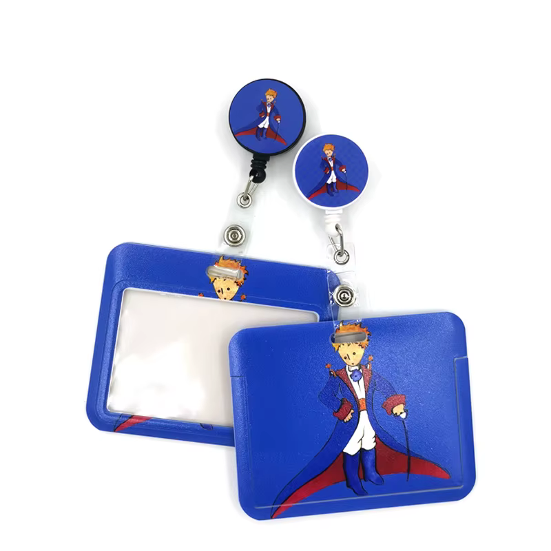 Dessin animé mignon porte-carte de crédit lanière femmes hommes enfant étudiant Badge bobine ID nom Clid carte porte-Badge