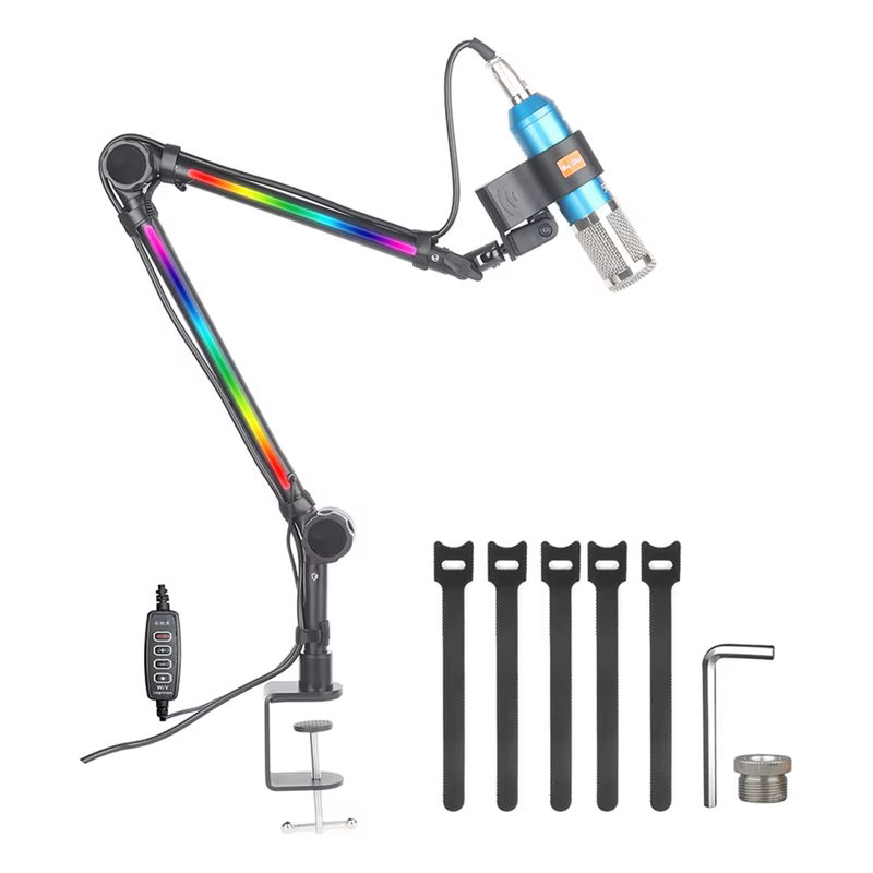 Support de bras de Microphone RGB