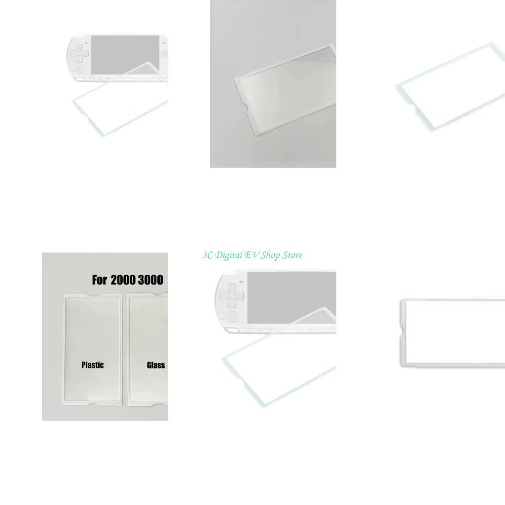 E74D Panneau d'écran en verre transparent / plastique