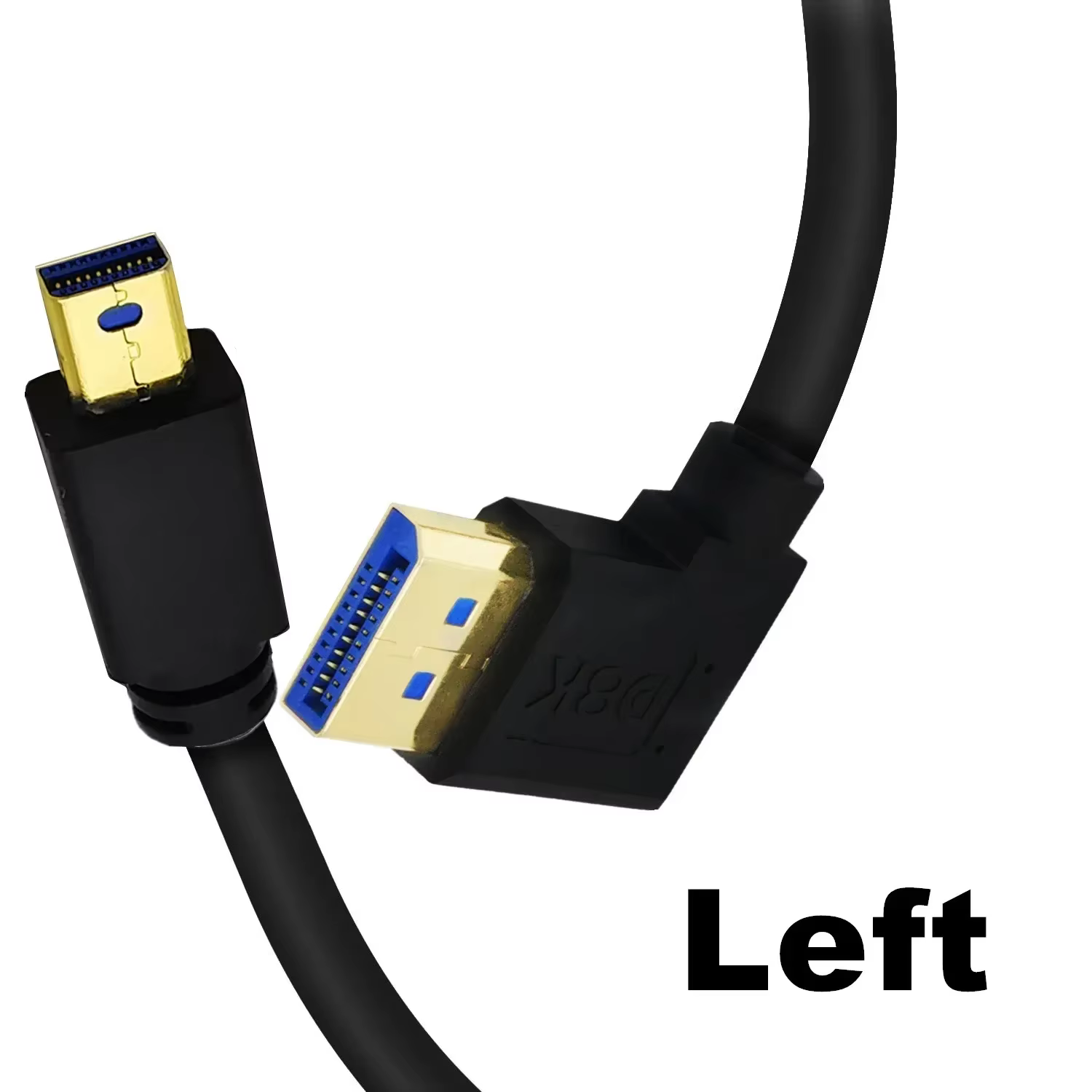 Câble Mini DisplayPort MiniDP vers DP coudé à 90 degrés