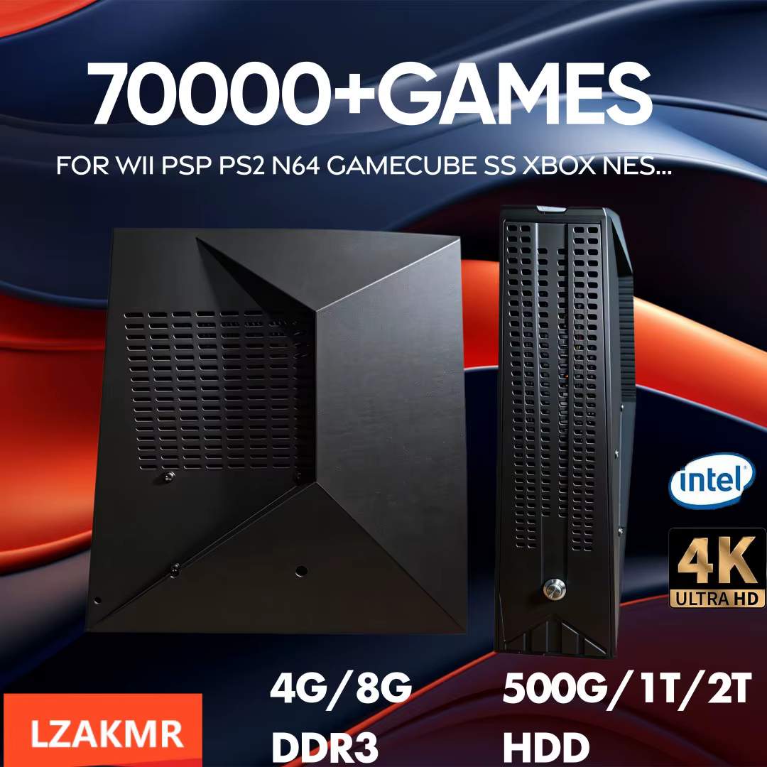 Console de jeu rétro G5 4K HD avec plus de 70 000 jeux