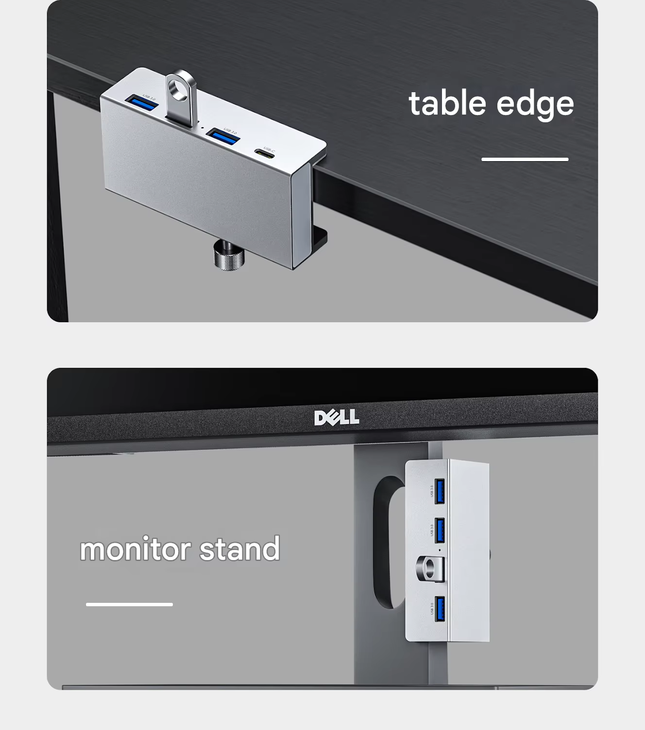 Station d'accueil USB 3.0 en aluminium FC&EC