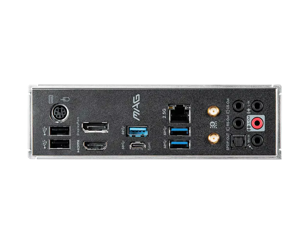 Carte mère MSI MAG B460M MORTAR WIFI LGA 1200 2×PCI-E X16 128GB PCI-E 3.0 1×Display Port 4×DDR4 1×HDMI