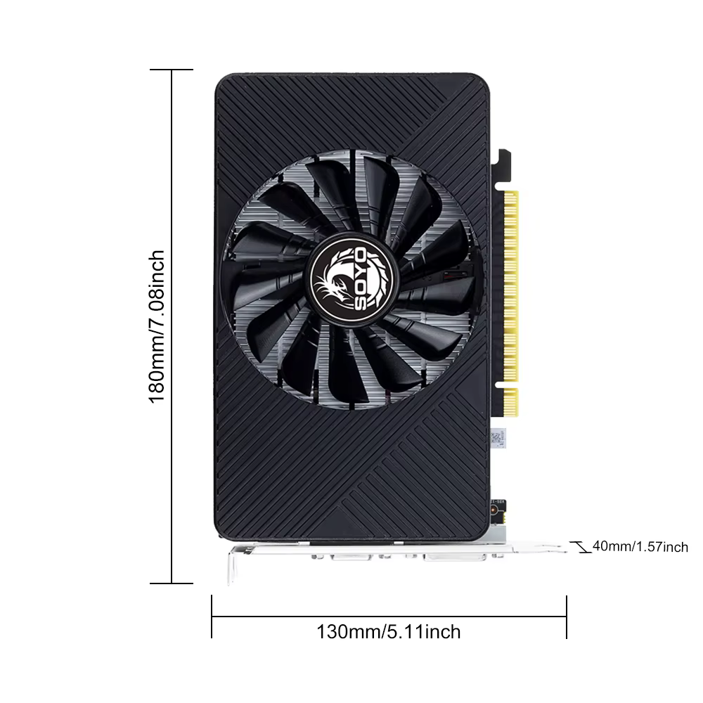 SOYO GTX 750Ti 4GB carte graphique GDDR5 128Bit PCI-E 3.0 Geforce GPU Gtx 750