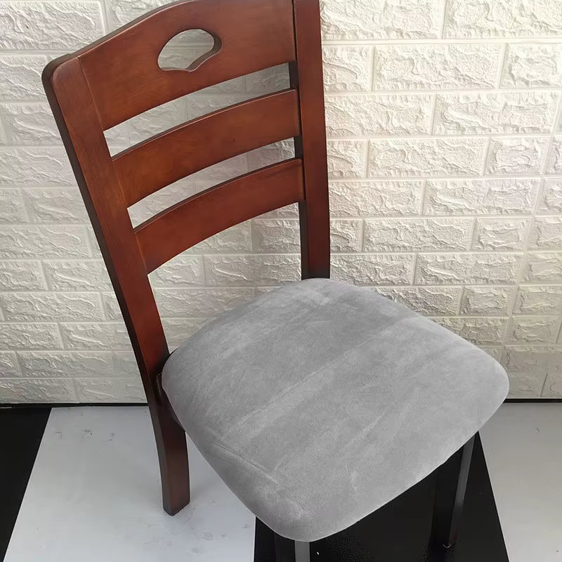 Housses de coussin de chaise en velours, très extensibles, pour salle à manger, salon, siège de chaise, housse de protection pour bureau, cuisine, Banquet