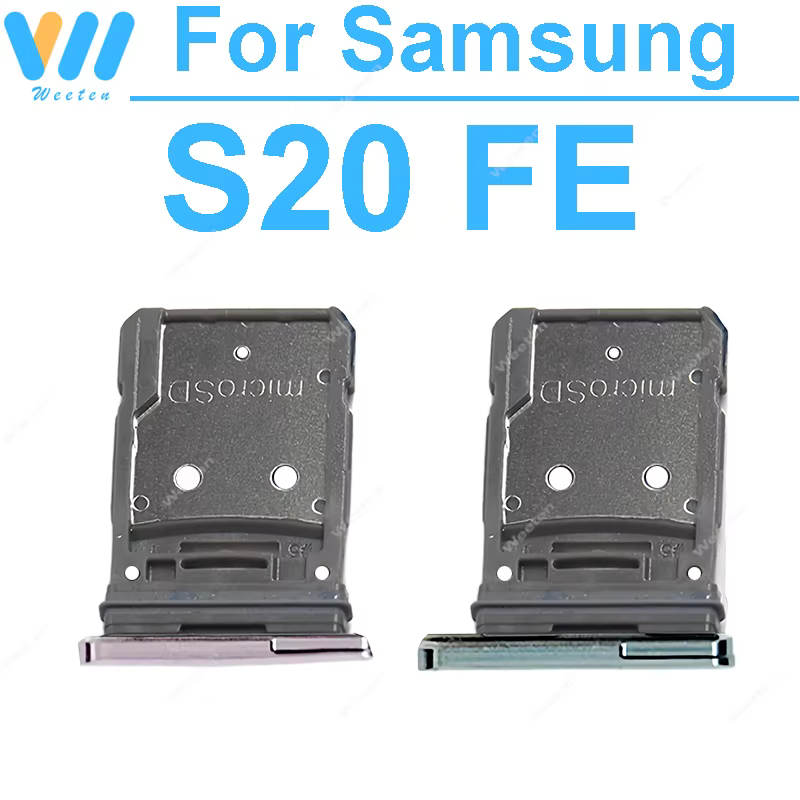 Plateau de lecteur de carte SIM simple + double, 1 pièce, pour Samsung Galaxy S20 FE SM-G781B G781U G781N G7810, support de carte SIM SD pour téléphone portable
