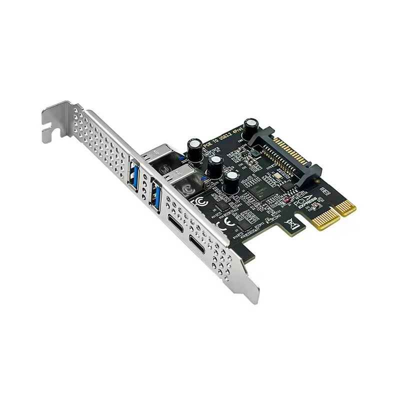 Carte d'extension PCIE vers USB 3.2 Gen1 5 Gbit/s