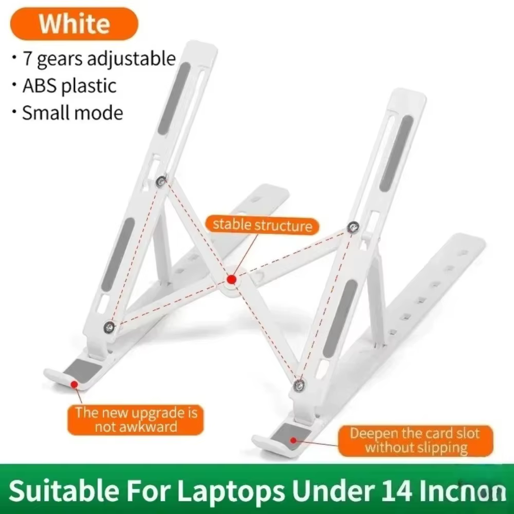 Support pliable pour ordinateur portable en matériau ABS
