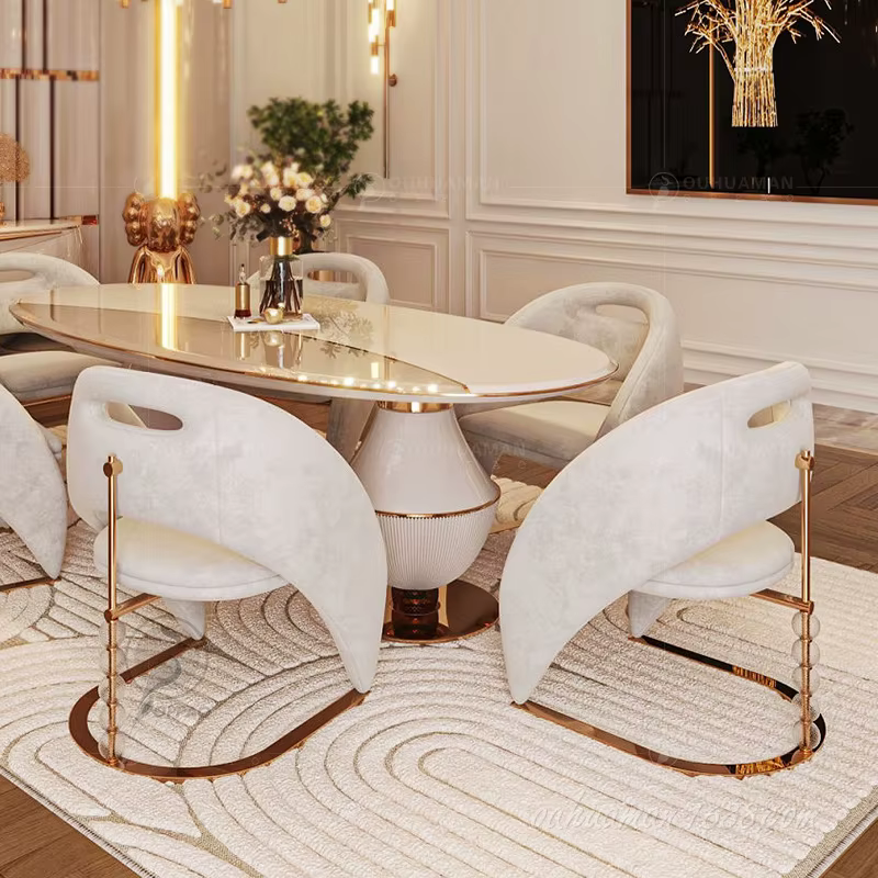 Chaises de salle à manger modernes et luxueuses, chaises d'appoint élégantes pour conférences, chaise de bureau, trône, sillas para comedor, meubles