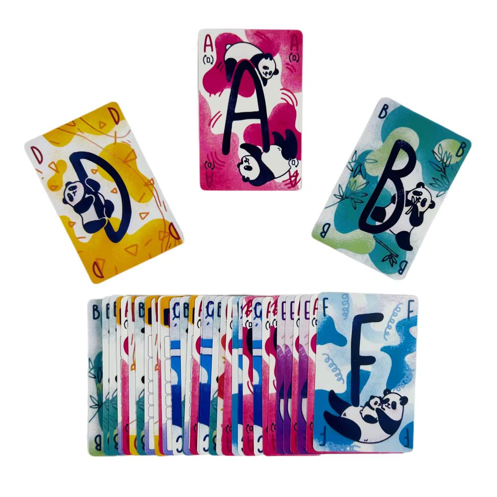 PANDA PANDA Jeu de cartes 2-4 joueurs, jeu de table amusant pour la famille/les fêtes, divertissement entre amis, jeu de cartes de stratégie