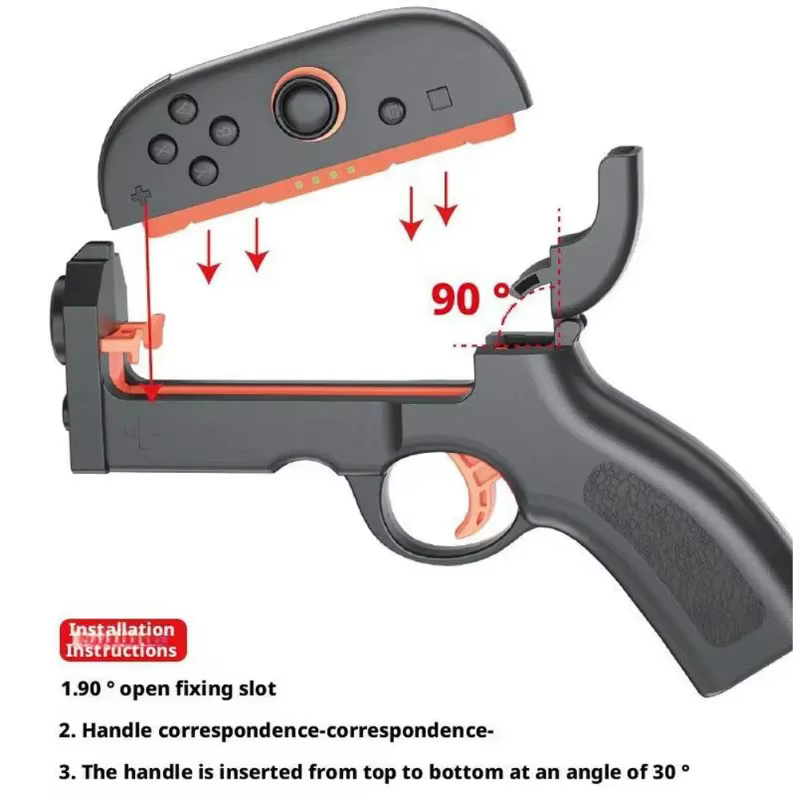 Manchettes de tir antidérapantes pour manettes de jeu Switch2 (gauche et droite) – Accessoires de jeu pour NS2