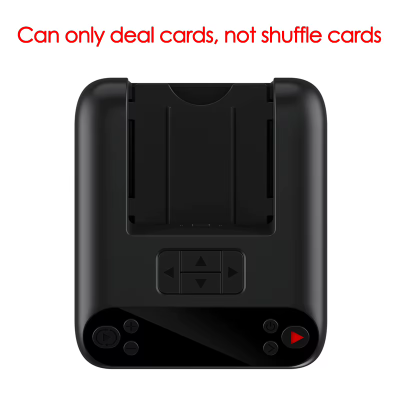 360 ° Machine automatique rotative de déclencheur de cartes, outil de déstockage de cartes à jouer de Poker, affichage OLCD, distributeur de cartes Intelligent 5000mAh