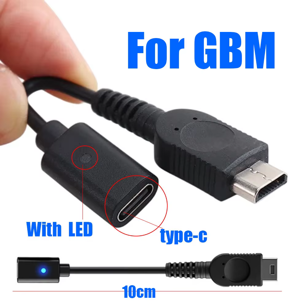 Câble de charge USB C pour console de jeu GBM