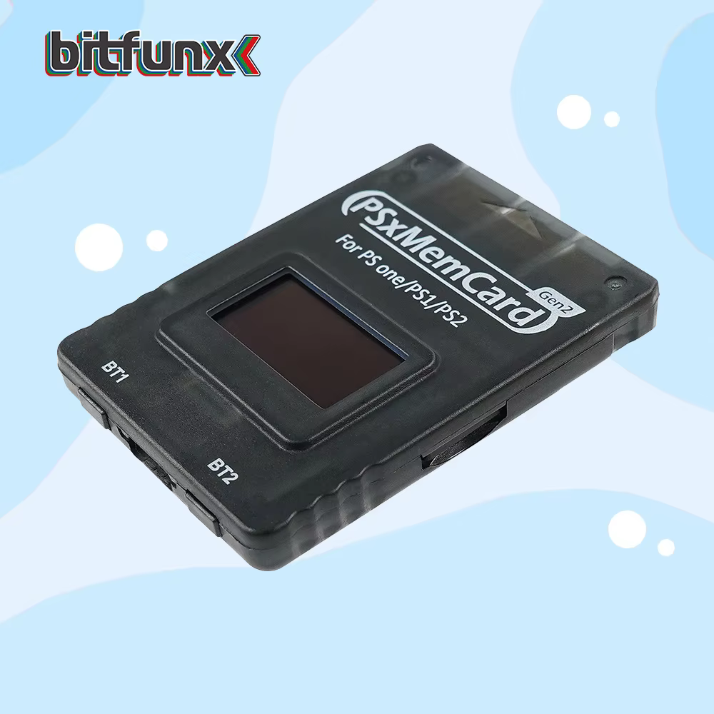 Bitfunx PSxMemCard Gen2 Sd2psXtd pour Stocker les Sauvegardes des Jeux PS1 et PS2 pour Consoles