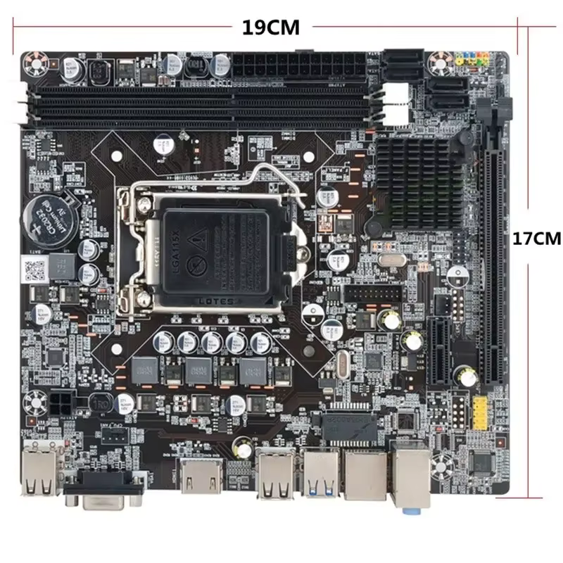 ZSUS B75 carte mère LGA 1155 cartes mères de bureau prenant en charge la RAM DDR3 avec Interface NVME M.2 USB3.0 SATA3.0