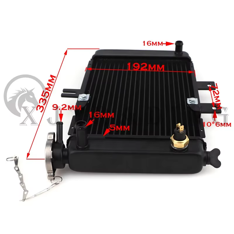 Réservoir à eau de refroidissement du moteur refroidi à l'eau, religieux verticaux, chinois, RL, UTV, Bumosquito, facades, accessoires de vélo, 150cc, 200cc, 250cc