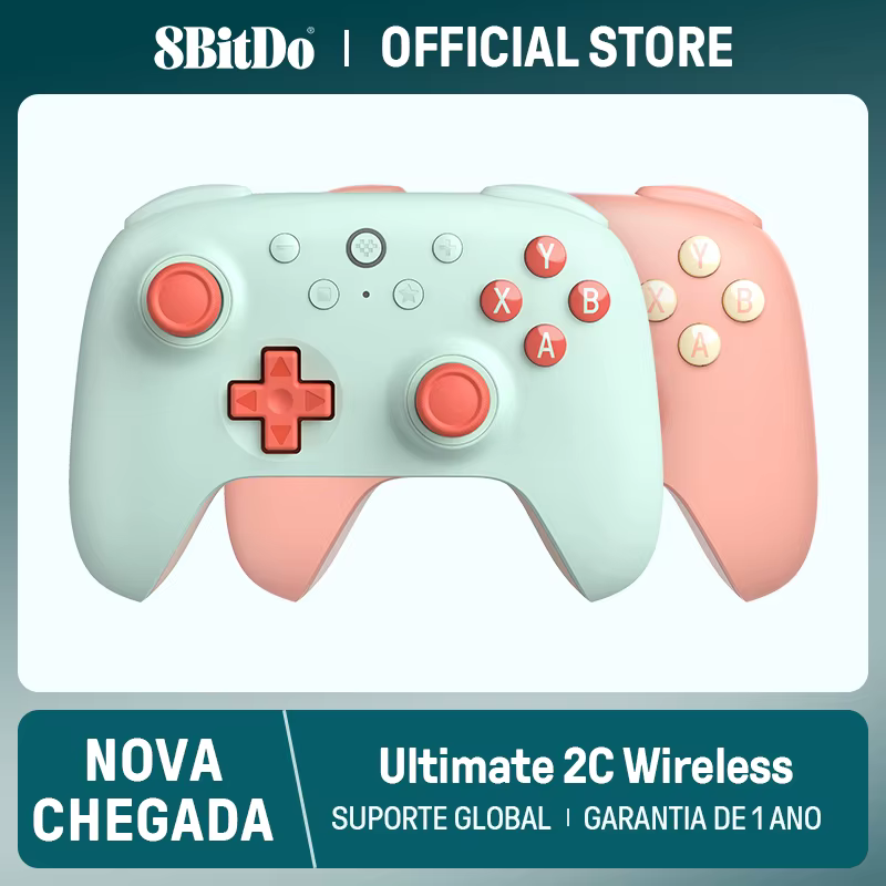 8BitDo - Nouveau contrôleur de jeu sans fil Ultimate 2C pour PC