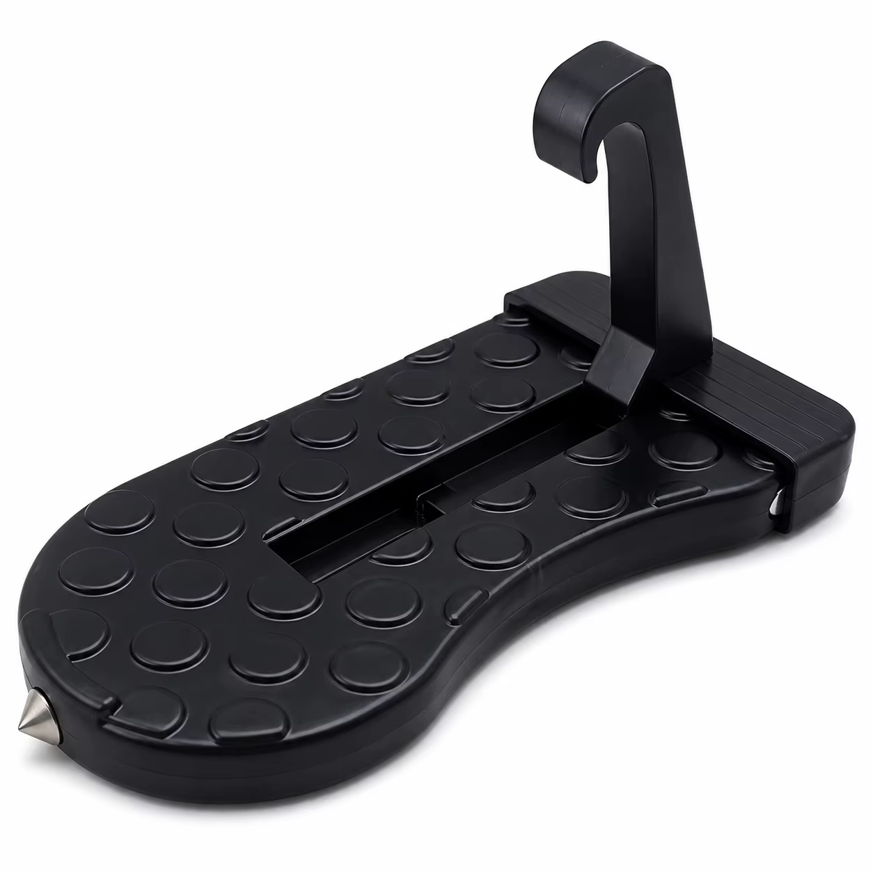 Marchepied pliable pour portière de voiture avec marteau de sécurité, marchepied antidérapant pour accès au toit, universel et portable pour SUV, camion et camping-car