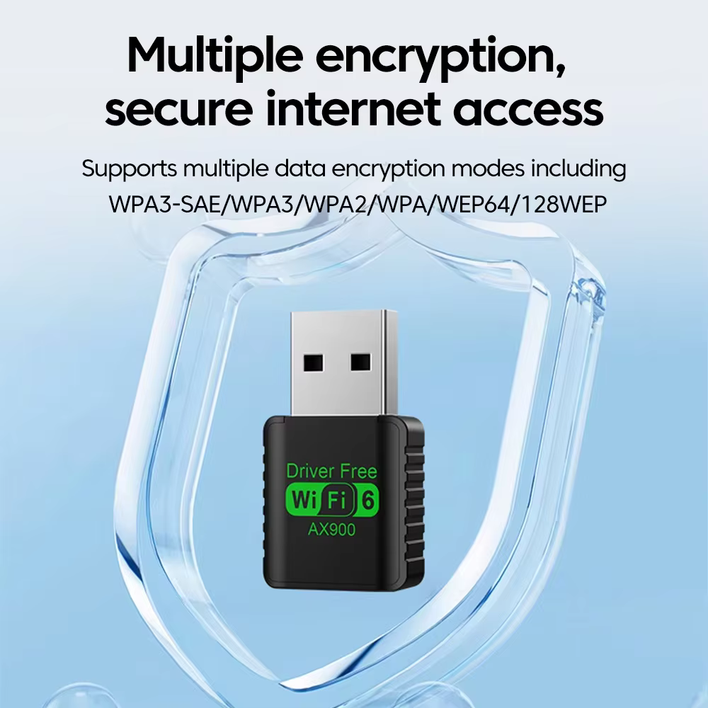 900Mbps USB WiFi Bluetooth 5.4 adaptateur 2in1 Dongle double bande 2.4G 5GHz USB