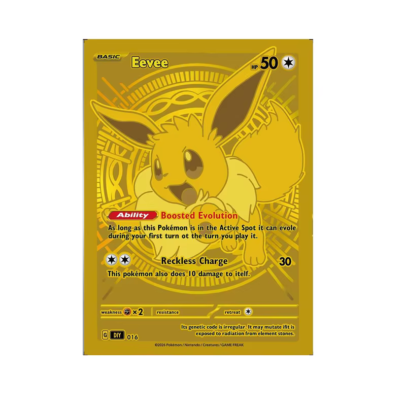 Cartes Pokémon DIY : Série Faite Soi-Même Version Anglaise – Collection Anime avec Golden Umbreon, Pikachu, Blastoise Ex, Mew, Mewtwo Ex, Venusaur