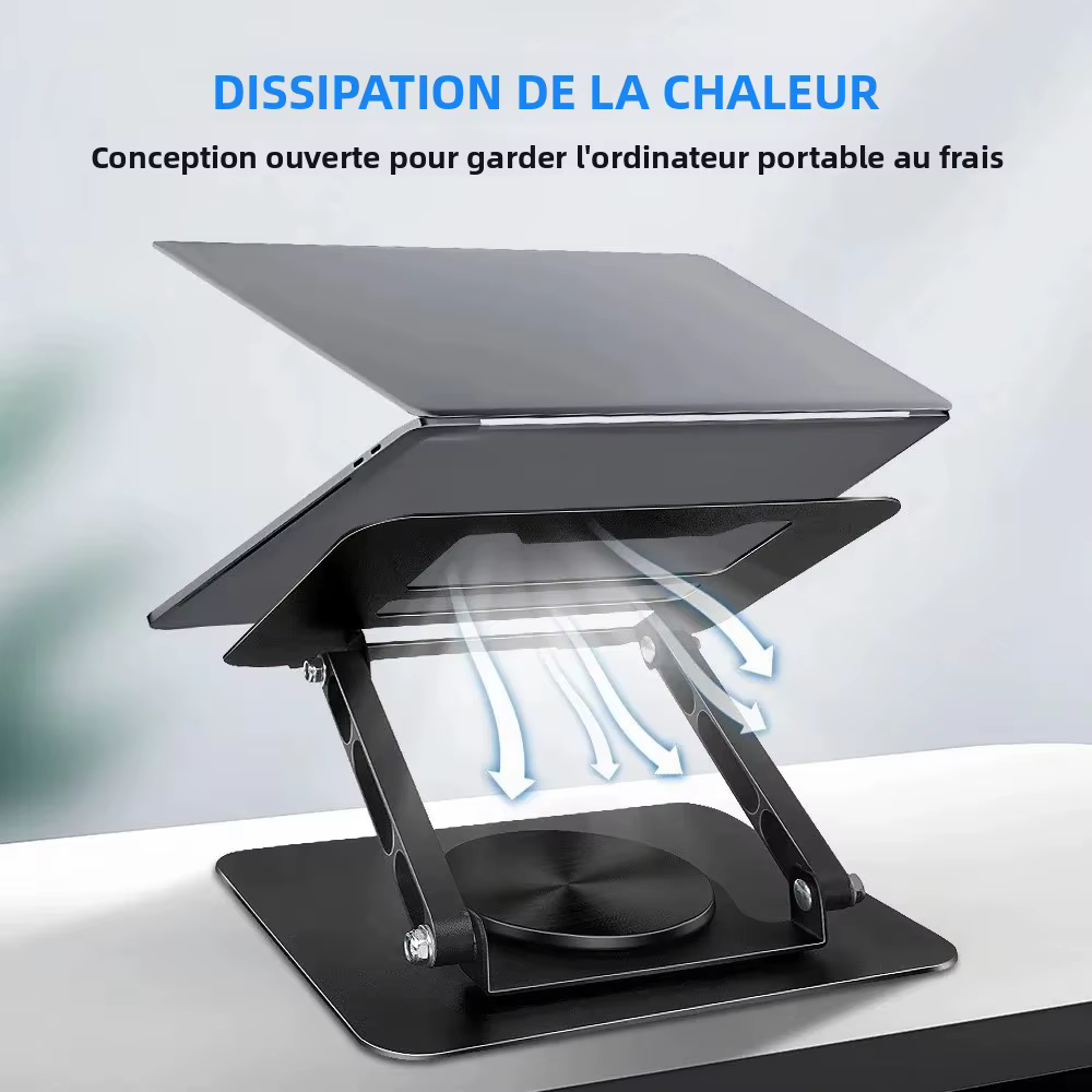 Support pour ordinateur portable pour bureau