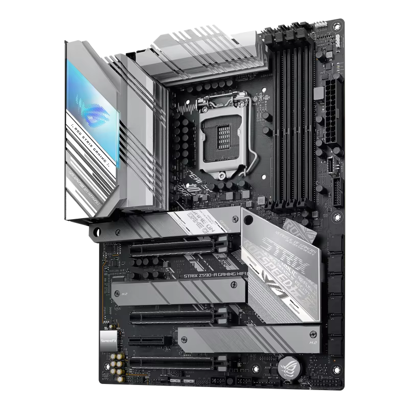 ASUS ROG Strix Z590-A Gaming WiFi 6 LGA 1200 (Intel 11e/10e génération) ATX White Scheme Carte mère de jeu