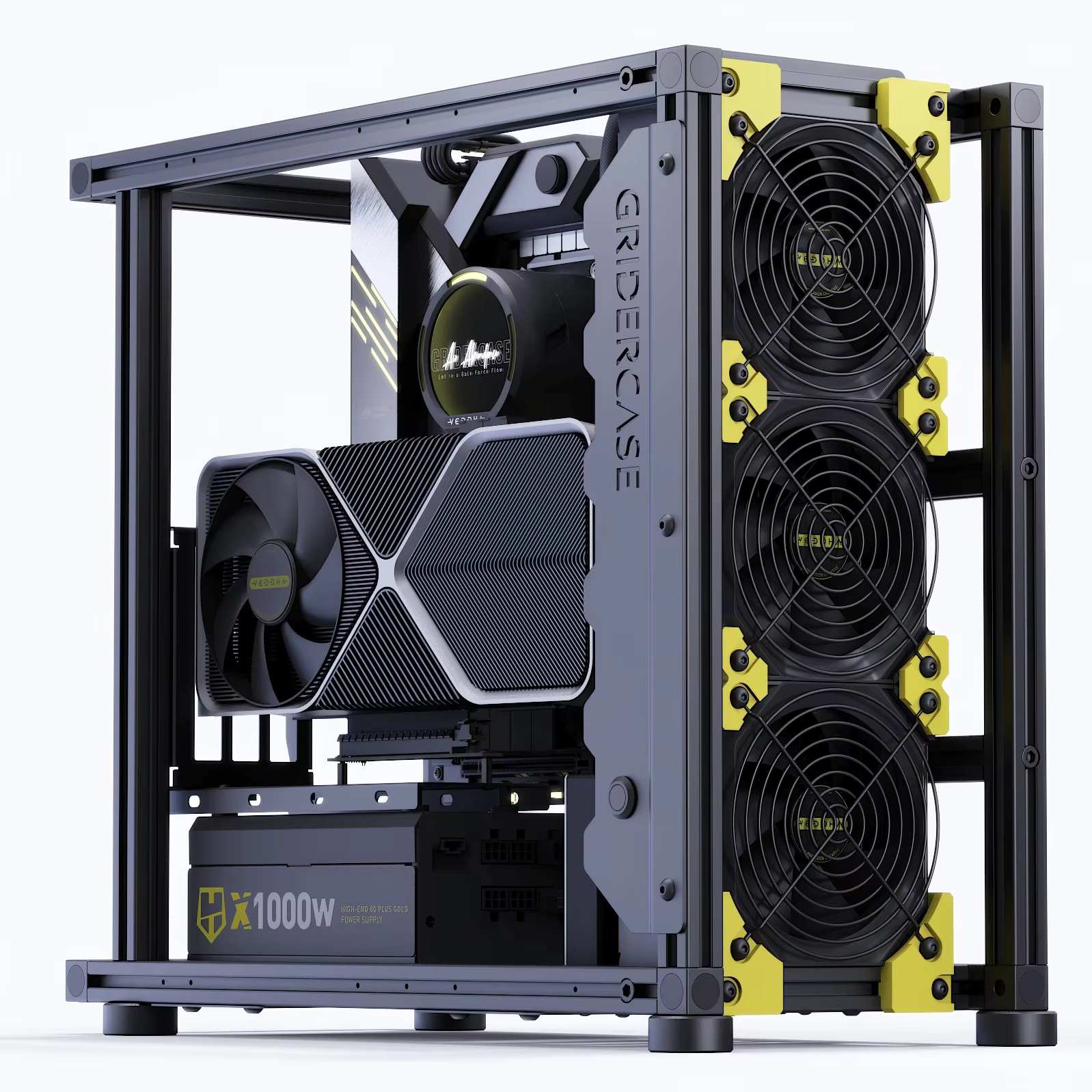 Boîtier PC Open Air Beta V2.0 en aluminium