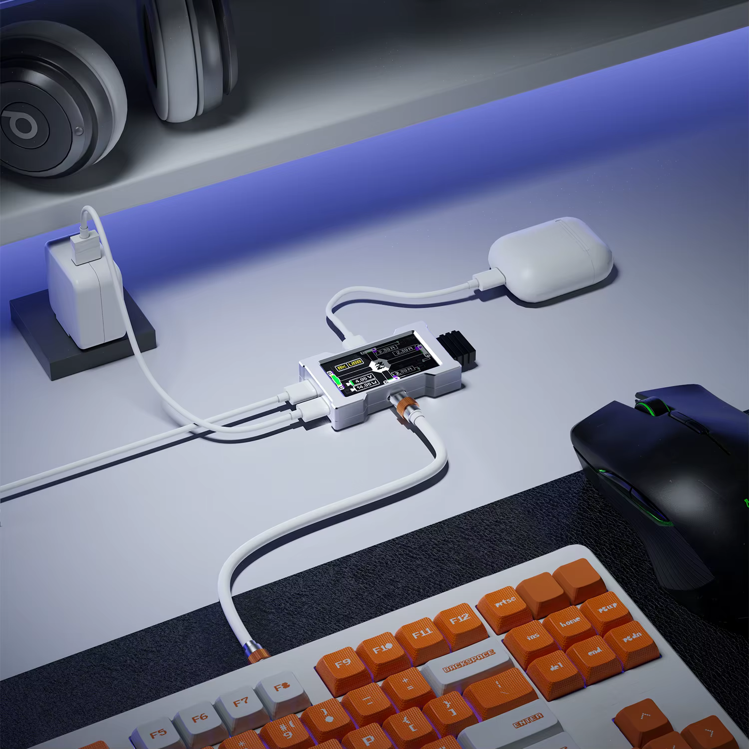 HMLAB ZNEO Hub USB de jeu – 2 à 3 ports