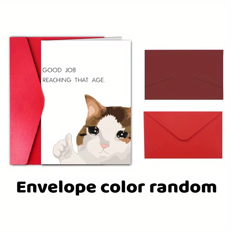1 pièce, carte d'anniversaire amusante, carte d'anniversaire amusante pour elle, carte intéressante, carte créative et mignonne, carte de joyeux anniversaire pour un ami