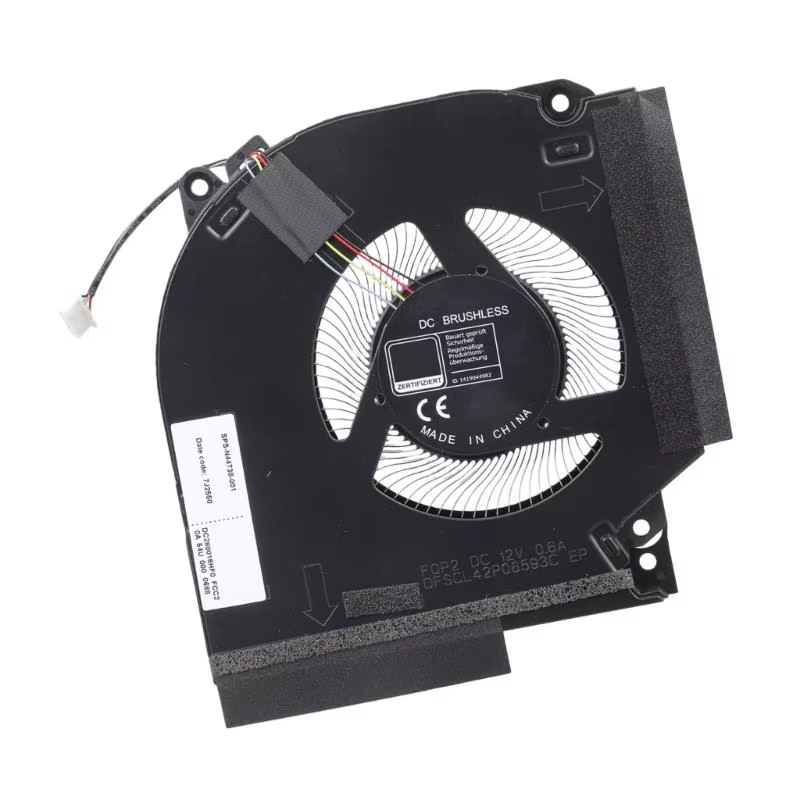 652F CPU GPU ventilateur refroidissement dissipateur thermique ordinateur portable carte graphique