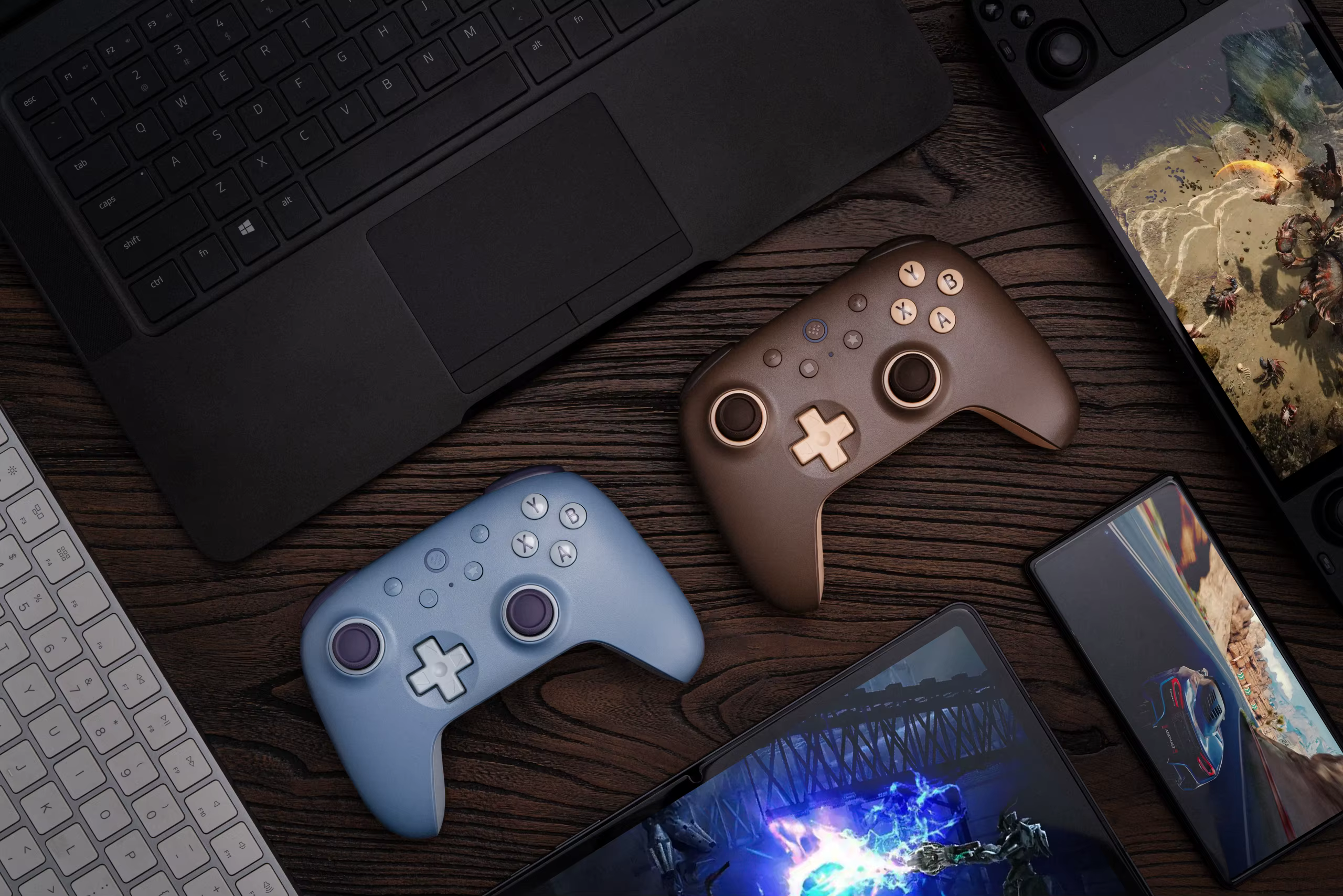 8BitDo nouveau contrôleur de jeu sans fil 2.4G ultime 2C avec Joystick à effet Hall pour PC Steam Deck Raspberry Pi Android