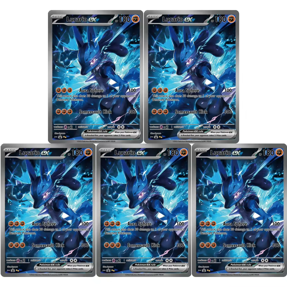Cartes de collection DIY LUCARIO MEWTWO EN, carte individuelle faite maison, jeu classique, carte d'anime, cadeau, jouet