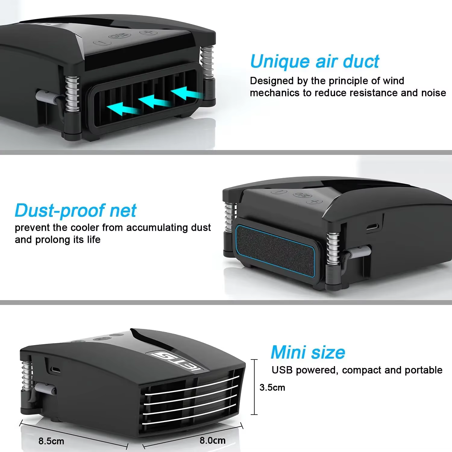 Ventilateur de refroidissement pour ordinateur portable de gaming