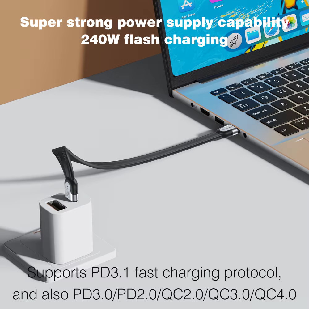 UGOURD USB-C 20Gbps USB3.2 Gen2 * 2 câble de Type C fonction complète transfert rapide