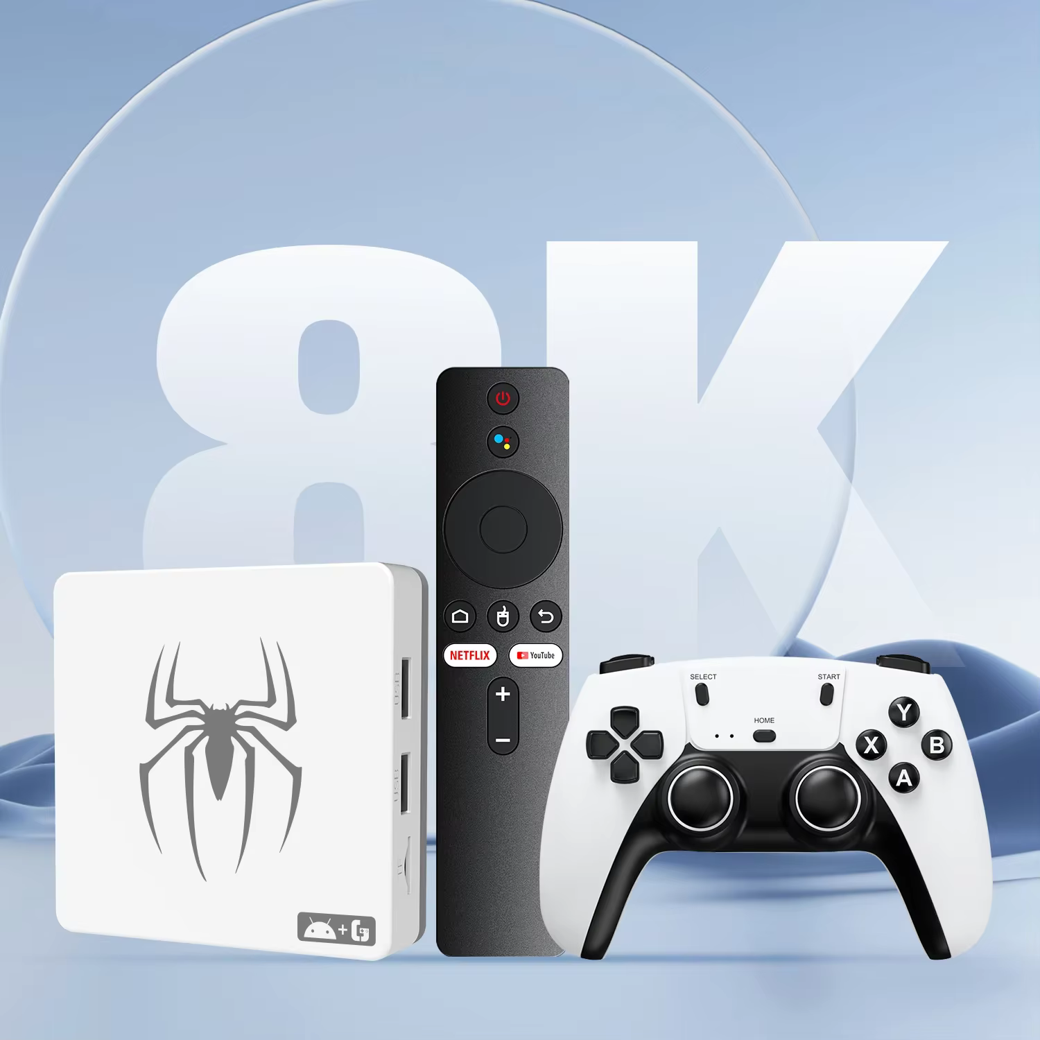 Consoles de jeux vidéo G7 8K 3D 64 Go avec manette sans fil 2.4G