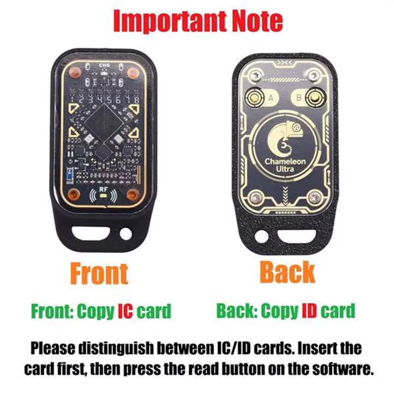 Émulateur de carte à puce RFID UID/CUID Ultra Plus, caméléon complet, 13.56M, 125Khz, réinitialisation de décodage de carte d'identité IC + polymérisation automatique + porte-clés