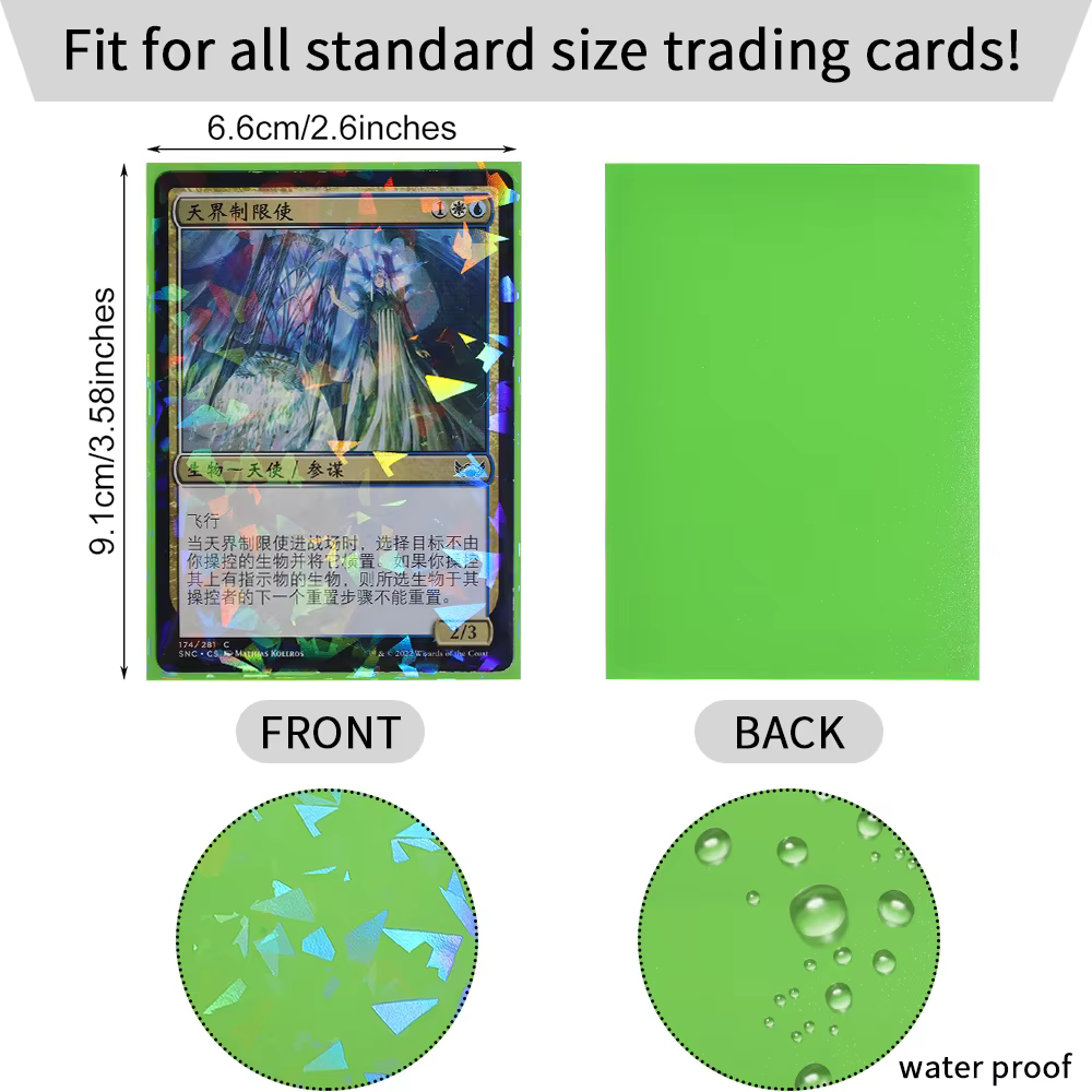 60 pièces/paquet 66*91mm cartes photo holographiques protecteur cartes manches carte transparente Pkm Film idole Photo manchon cadeaux emballage