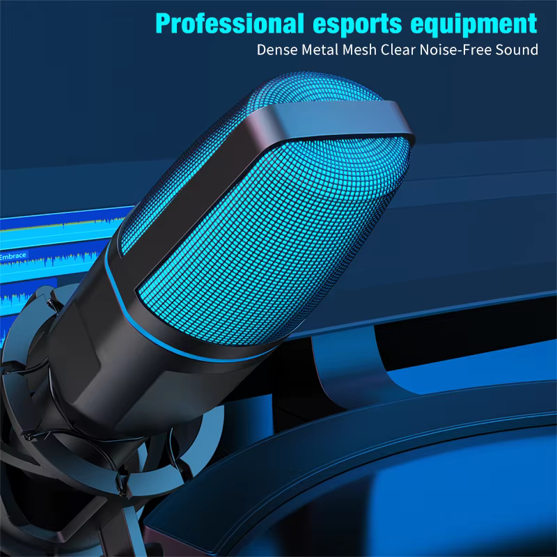 Microphone USB à condensateur RVB